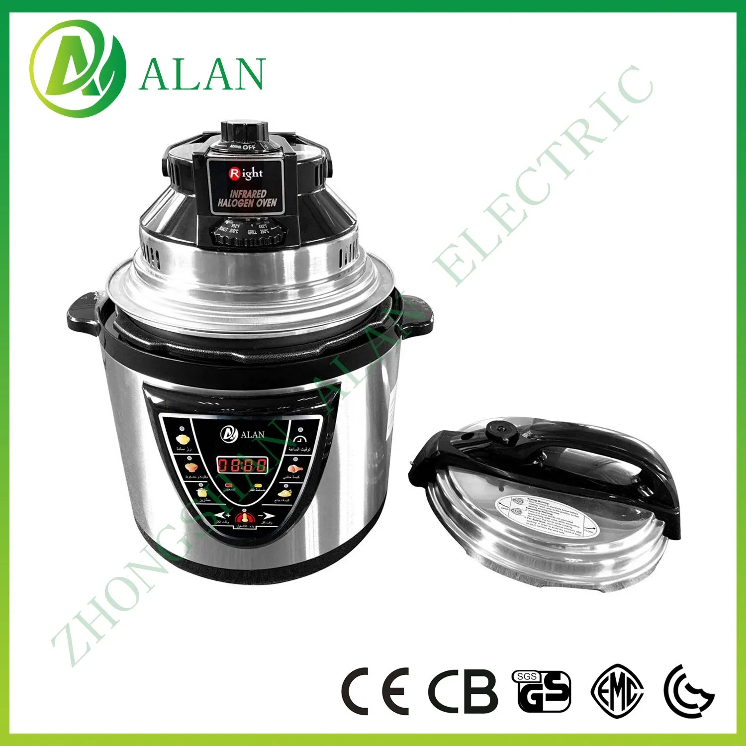 Buy CE Good Recipes Pushbutton Control Multipurpose Induction Electric Pressure Cooker Induction Base