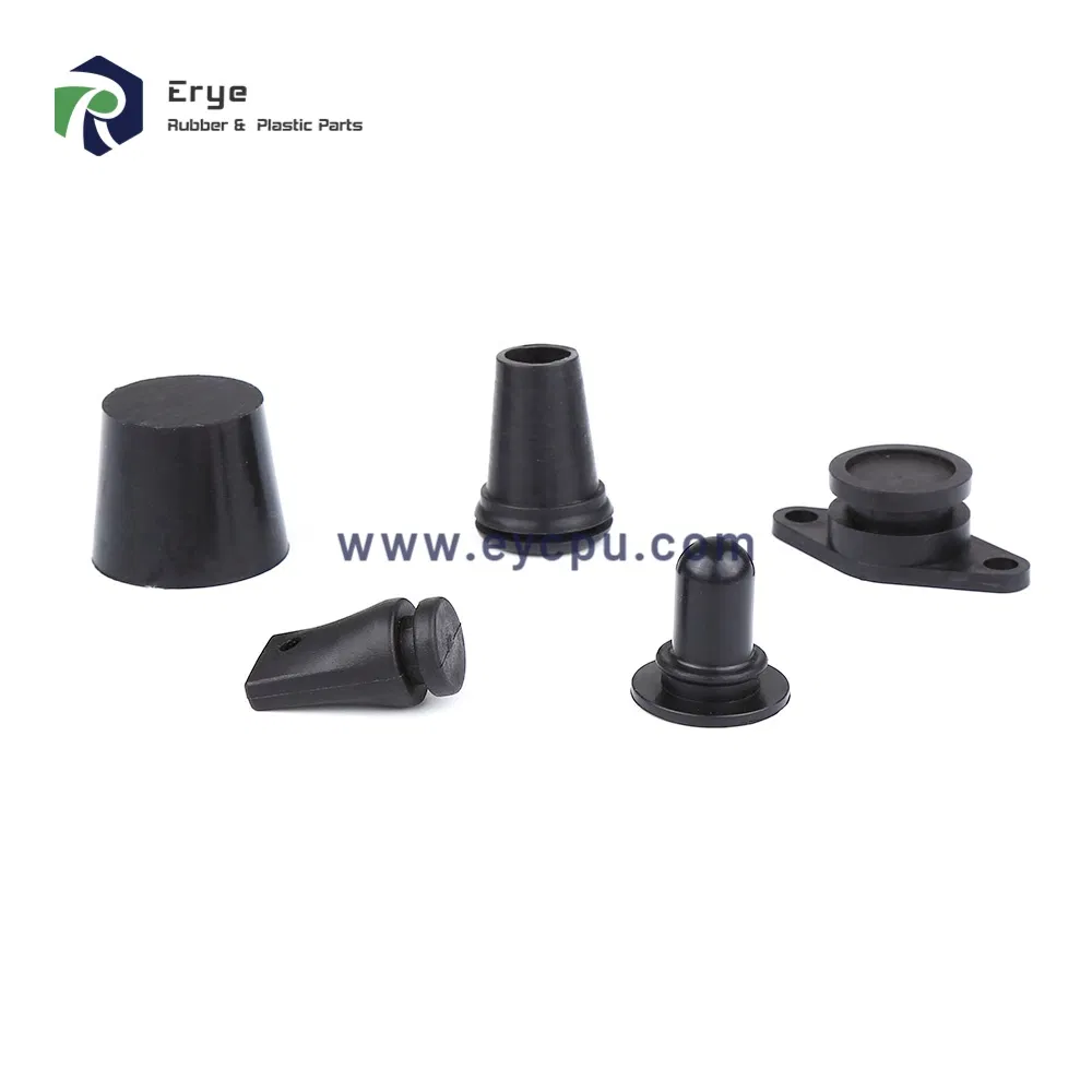 Factory Mass Production Different Dimensions Dustproof Waterproof Silicone Rubber End Caps Rubber Plugs