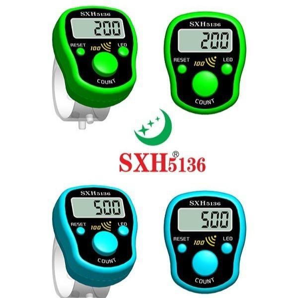 Manufacturer's Ring Type LED Lamp Digital Finger Counter with Whole Hundred Sound