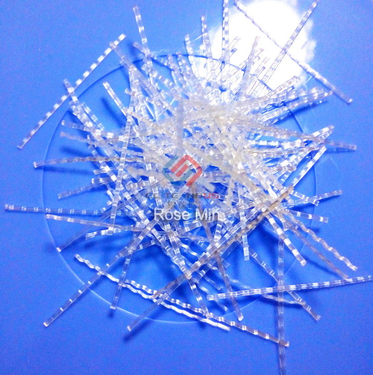 Polypropylene/PP Wave Fiber for Concrete