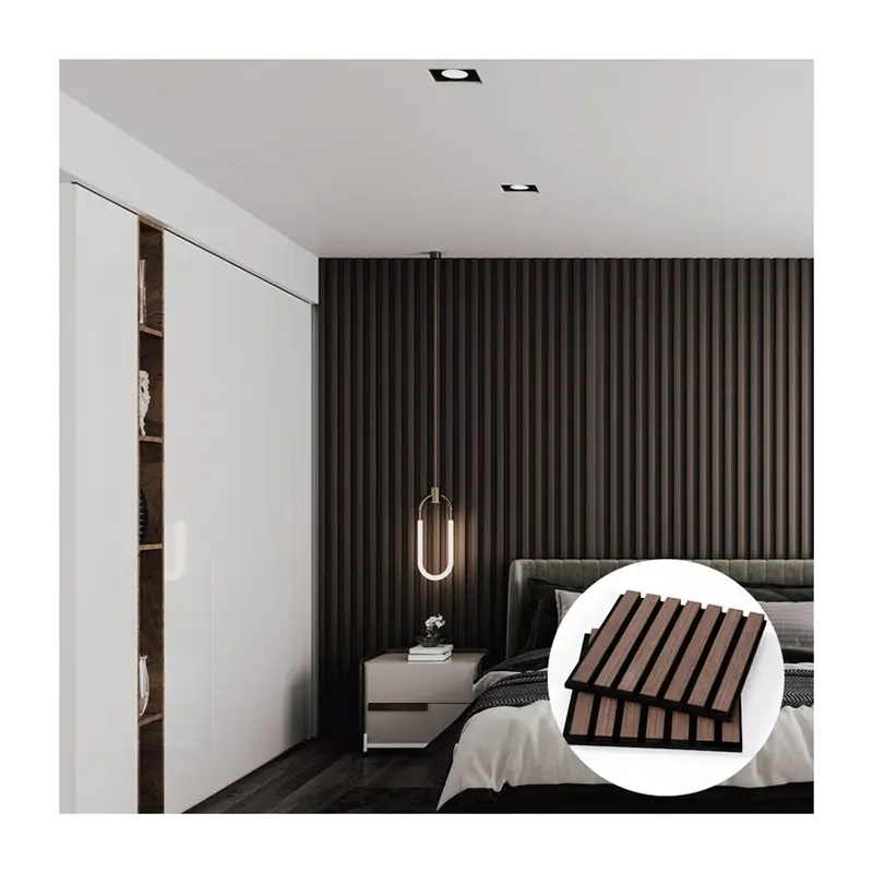 Auditorium Surface Perforated Wood Sound Absorption Sheets Music Studio Acoustic Panels for Wall and Ceiling