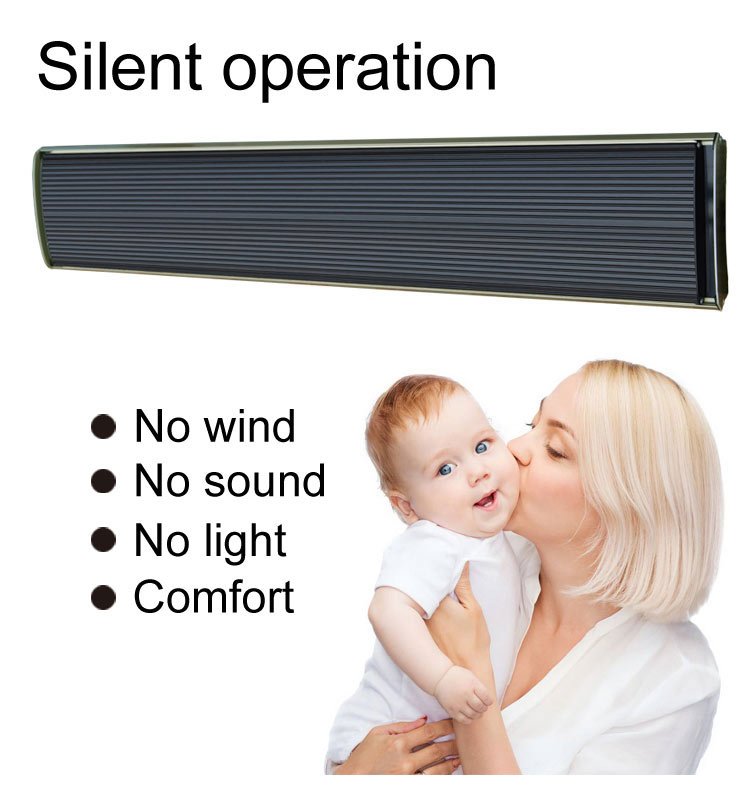 Jhheatsup Best Selling Wall Mounted Heaters Electric Heaters for Room/ Electric Outdoor Radiator Waterproof Infrared Small Room Heater