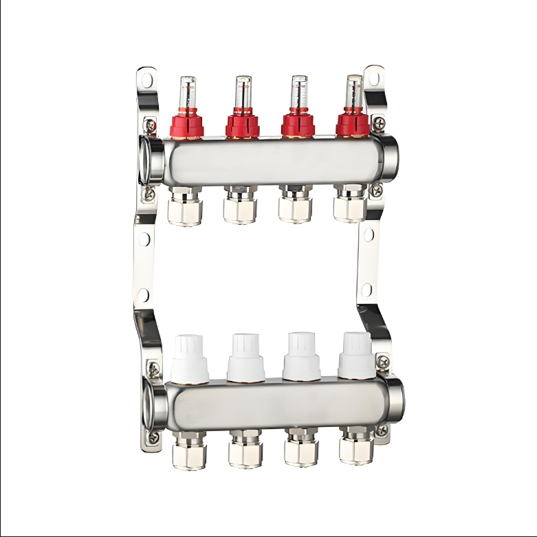Stainless Steel Double Hand Wheel for Stainless Steel Manifold Floor Heating