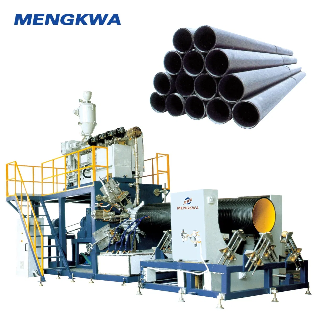 HDPE Spiral Corrugated Pipe Extrusion Line