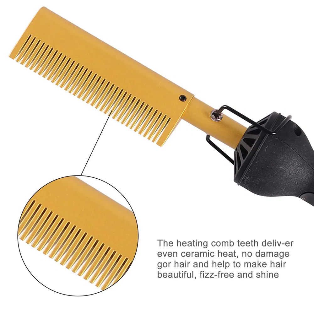 Hair Straightener Brush Hot Sales Electric Hot Comb Iron
