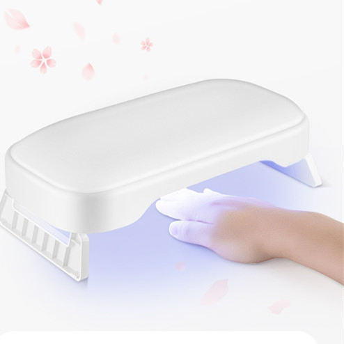 High Quality Nail Dryer 48W Cordless and Rechargeable 2 in 1 Hand Arm Rest Pillow with Gel Nail Lamp