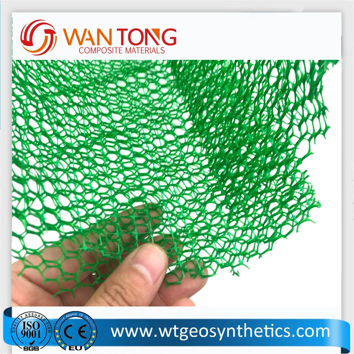 River Wall/Planted Grass/Waterstop Control/Growth Grass Net 3D Geomat