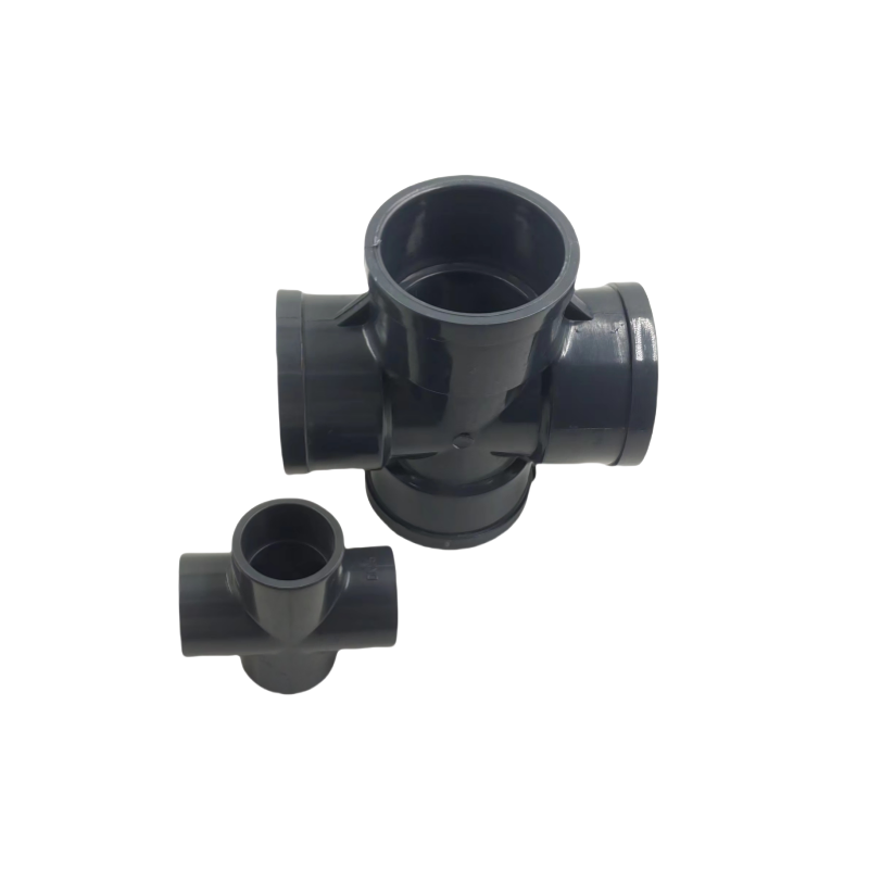 Lightweight Plastic Pipe Four-Way with Corrosion Resistant Features