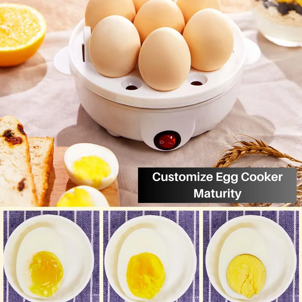 Scrambled Quick Breakfast Auto Shut off Rapid Electric Piercer Egg Cooker Boiler