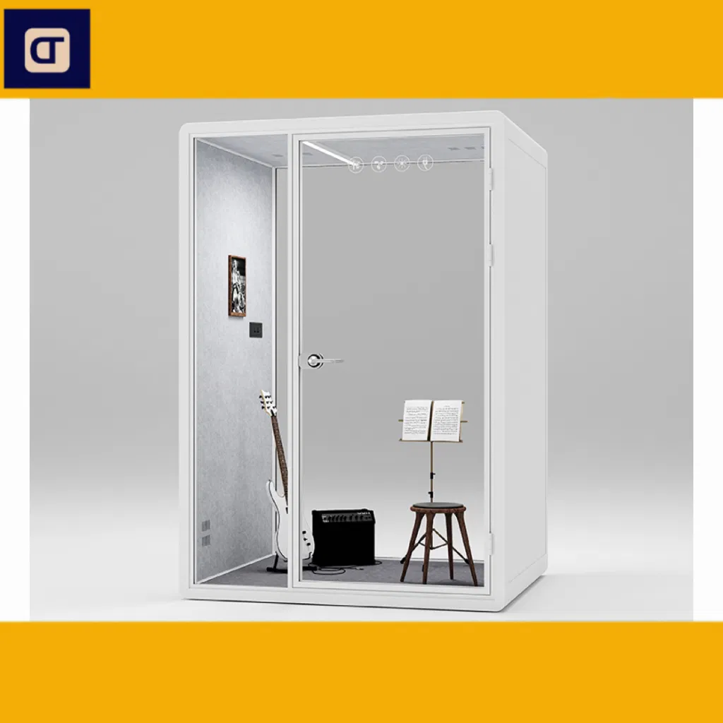 Good Insulation Acoustic Meeting Room Office Pod Silence Box Silent Booth Movable Portable Meeting Soundproof Booth Acoustic Private Office Meeting Pod
