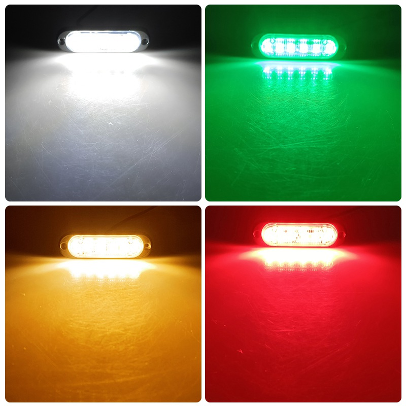 12-30V LED Side Marker Light for Truck, Tractor, Trailer