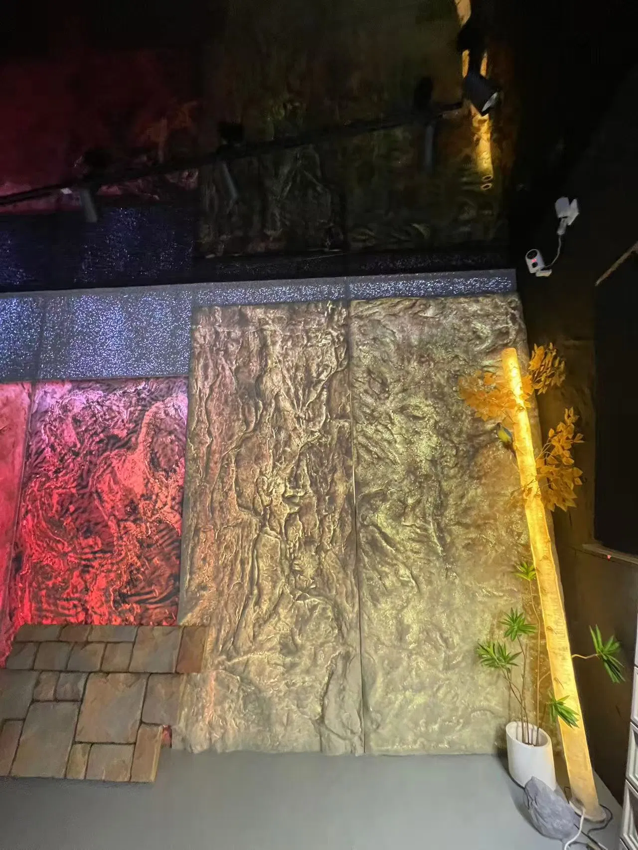 Eco-Friendly Easy Installation Luminescent PU Stone Artificial Polyurethane Foam Stone Wall Panel