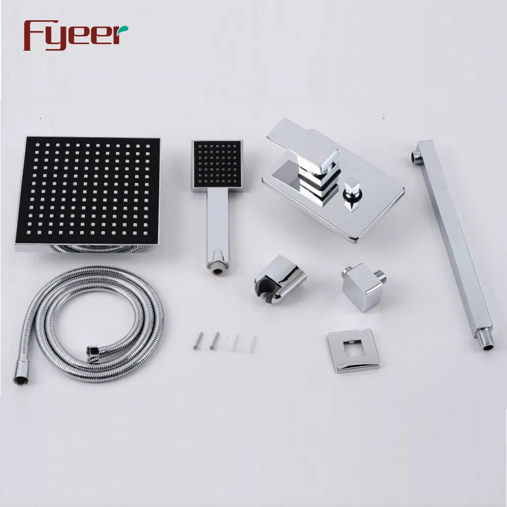 Fyeer Bathroom 8 Inch Rainfall Shower Set