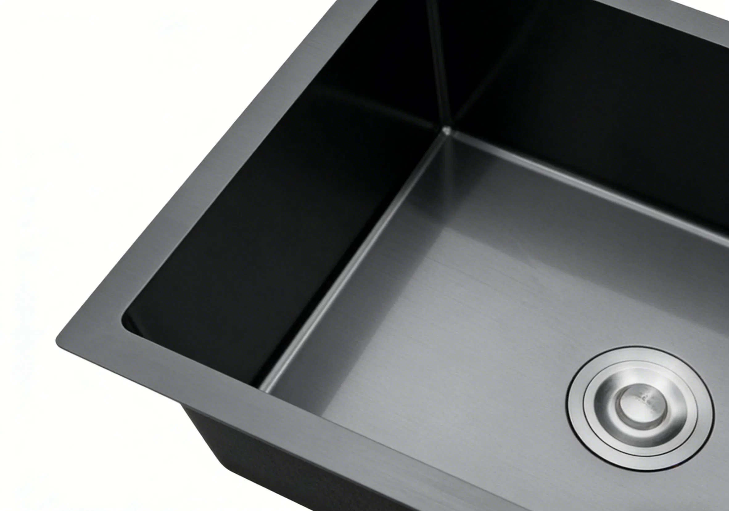 68× 45× 23cm (HFES6845) Handmade Single Bowl Ware Utensil Cabinet Accessories Countertop Nano Under Mount Stainless Steel Kitchen Sink