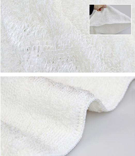 Custom Double Layer Extra Thick Bamboo Fiber Dish Wash Cloth Kitchen Towels