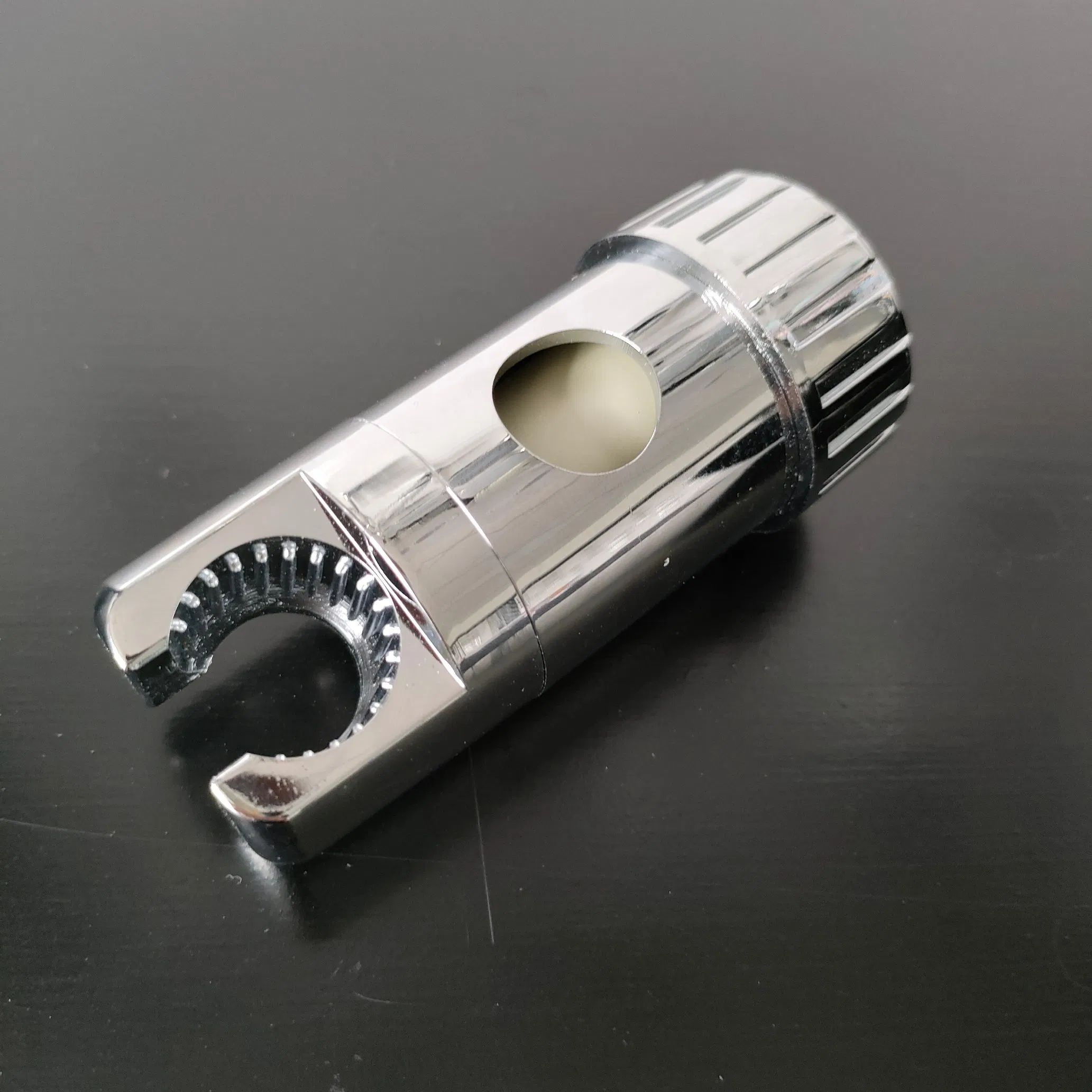 Luxury Chrome Adjustable Shower Head with Durable ABS Holder