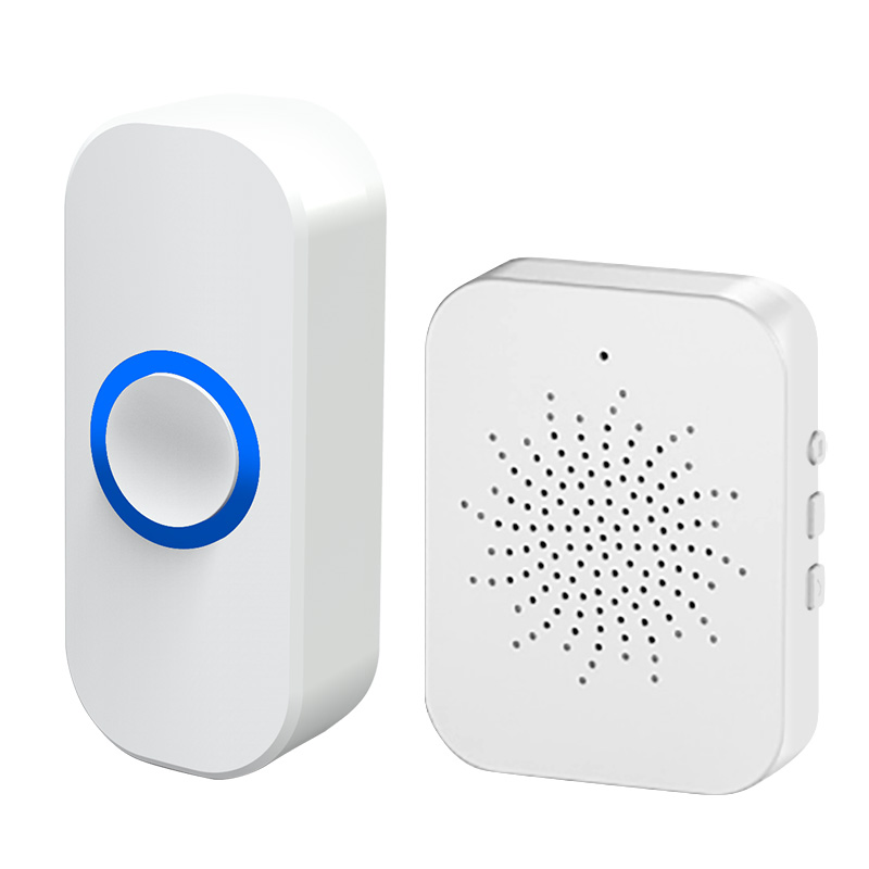 Wireless 32-Tone Doorbell with Rechargeable Battery for Home Security