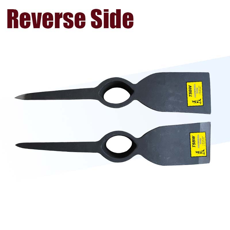 Pico Rail Steel Machine Forged Pickaxe Head Garden Farming Digging Mattock