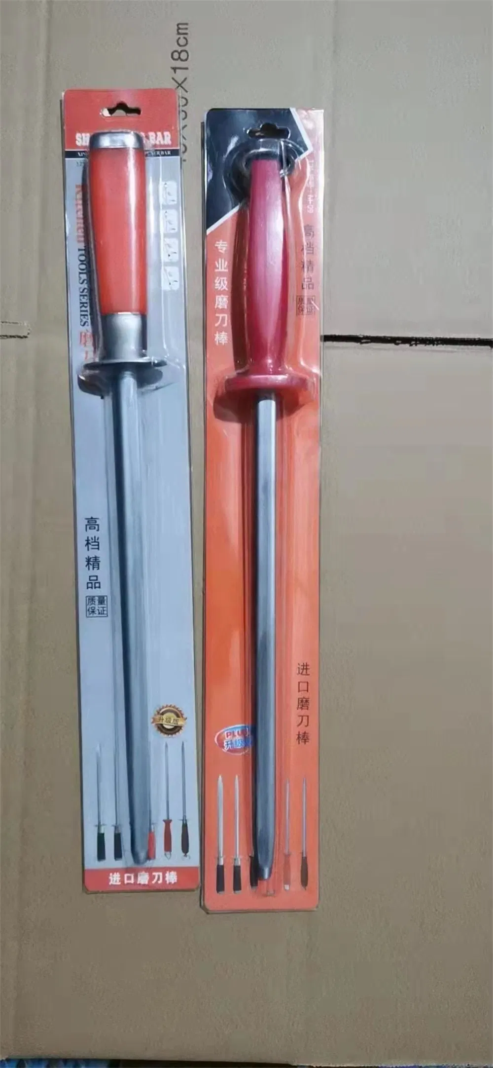 Chinese Supplier Stocked 10 Inches Honing Steel Knife Sharpening Tool Steel Blade Sharpening Rod Knife Sharpeners Diamond Knife Sharpeners Kitchen Tool