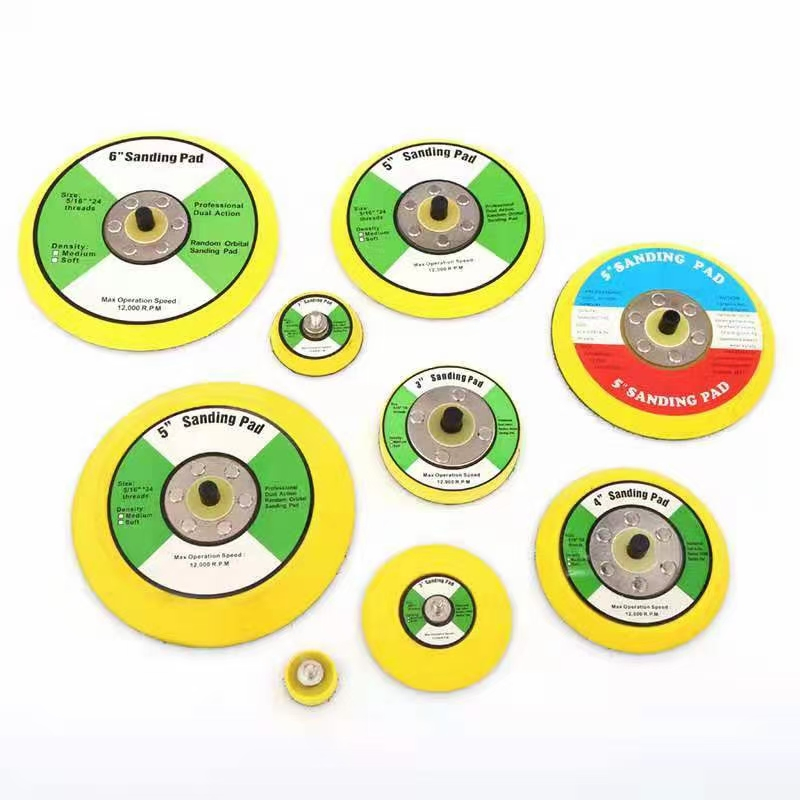 Hook Loop Polishing Pads 5/8" Thread Backing Plate