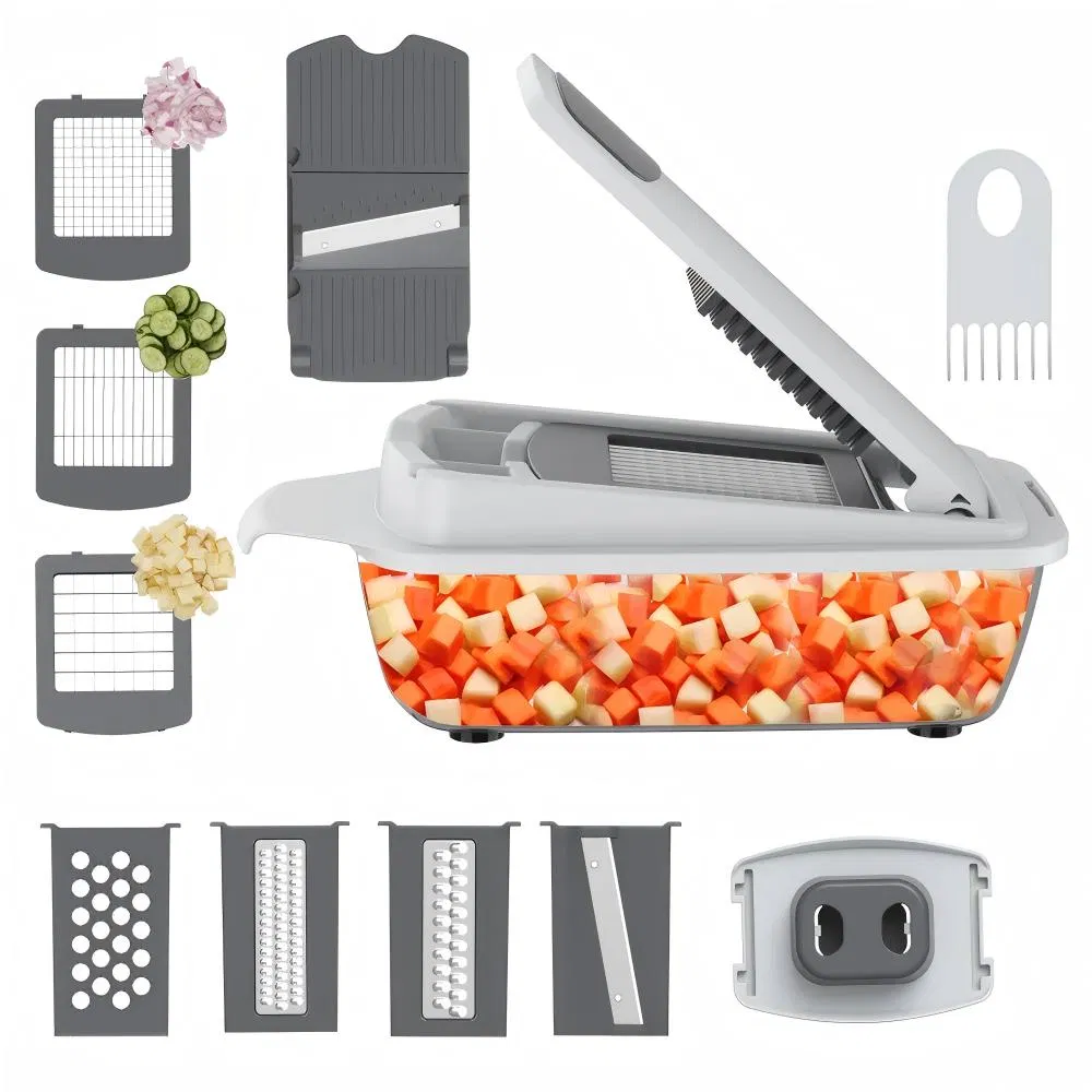 12PCS/Set Manual Chopper for Dicer Vegetables Cutter Blender Kitchen Appliance Kitchenware Color, Size, and Accessories Can Be Customized