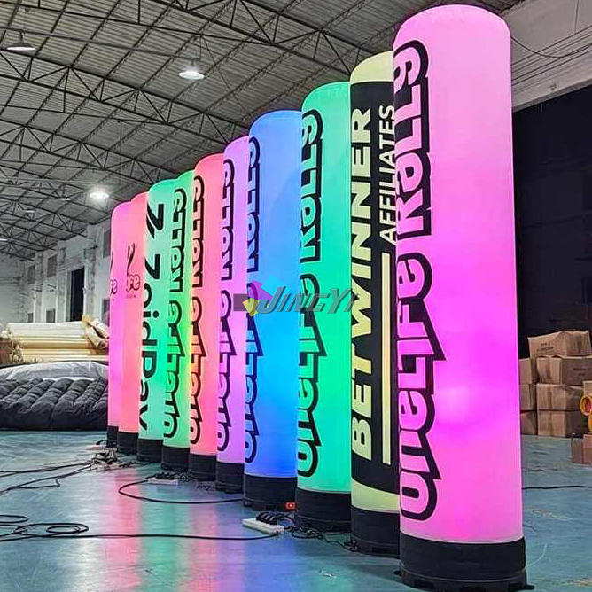 High Quality Factory Direct Custom Advertising Equipments Brand Inflatable Post Pillar For Outdoor Events