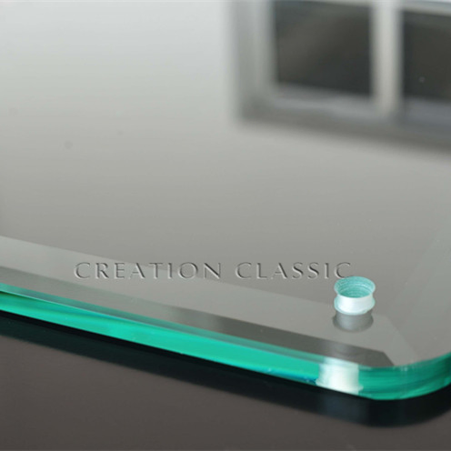 6mm-19mm Curved Glass, Bend Tempered Glass, Safety Toughened Glass with Hole