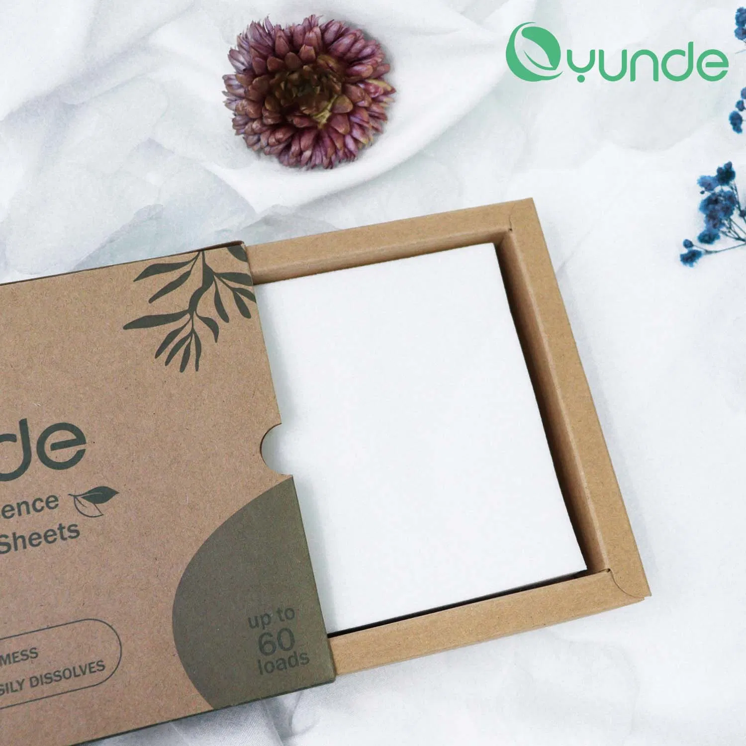 Private Label Natural Organic Fresh Linen Scent Laundry Soap Sheets with Protease