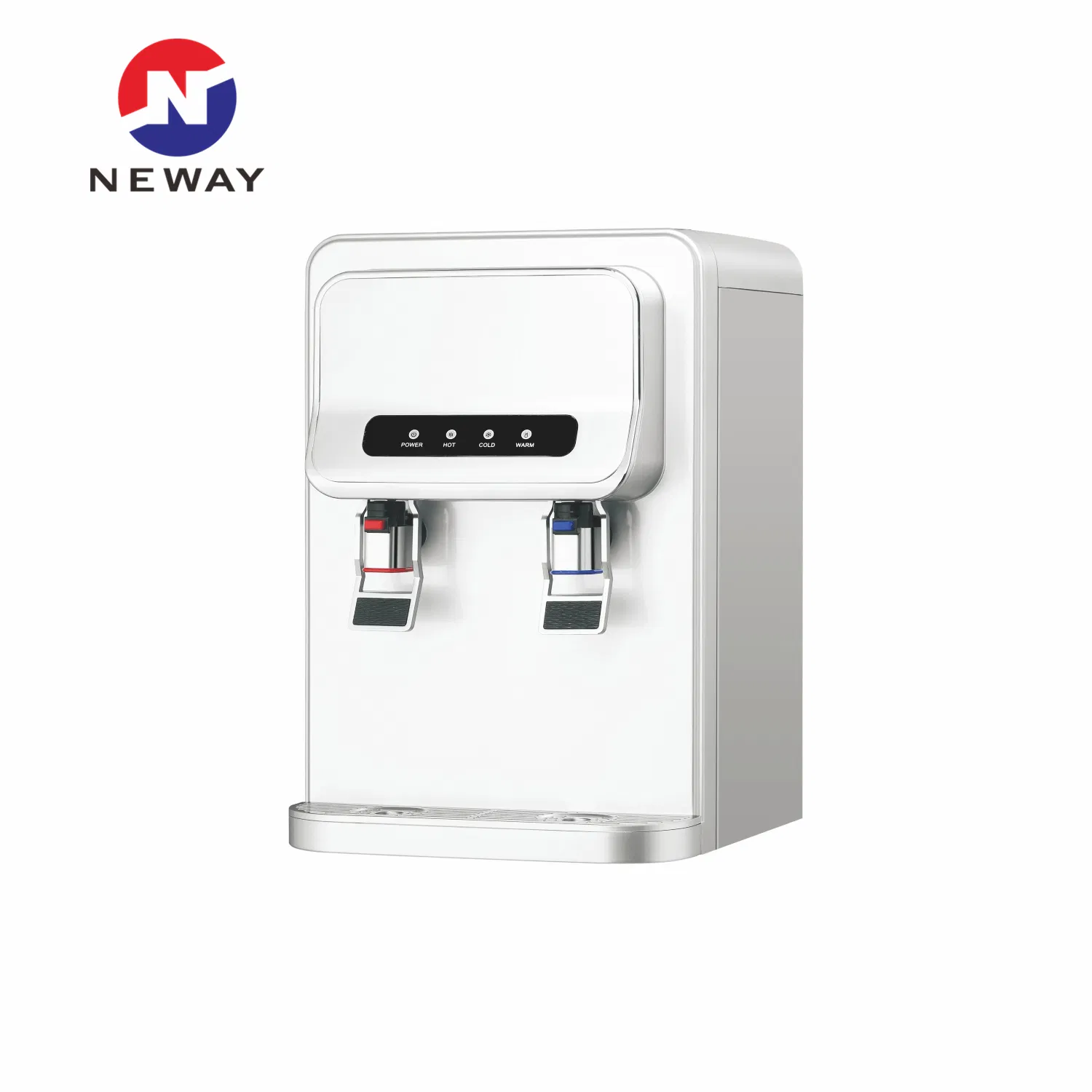 Korean Design Table Top Pou Water Dispenser with 4 Stages RO/UF Filters