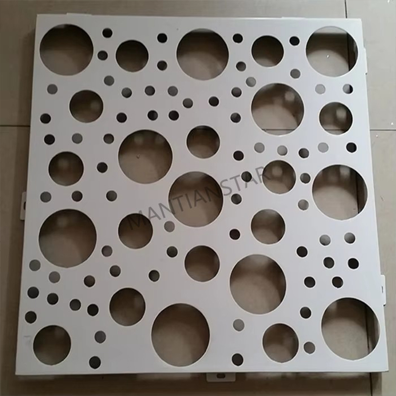 Perforated Mesh Architecture Decorative Metal Alloy Facade Plate Ceiling Aluminium Sheet