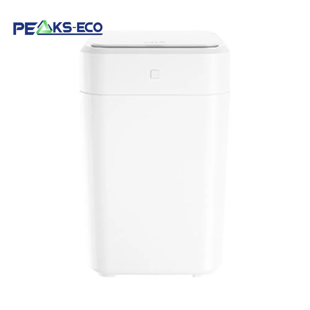 16 Liter Household Odorless Trash Can Dustbin with Automatic Lid Opening Rectangular Trash Bin Garbage Can for Wholesale