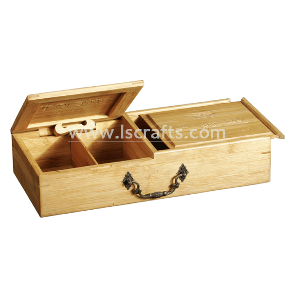 Acacia Wooden Utensil Caddy for Kitchen Storage FSC Is Available