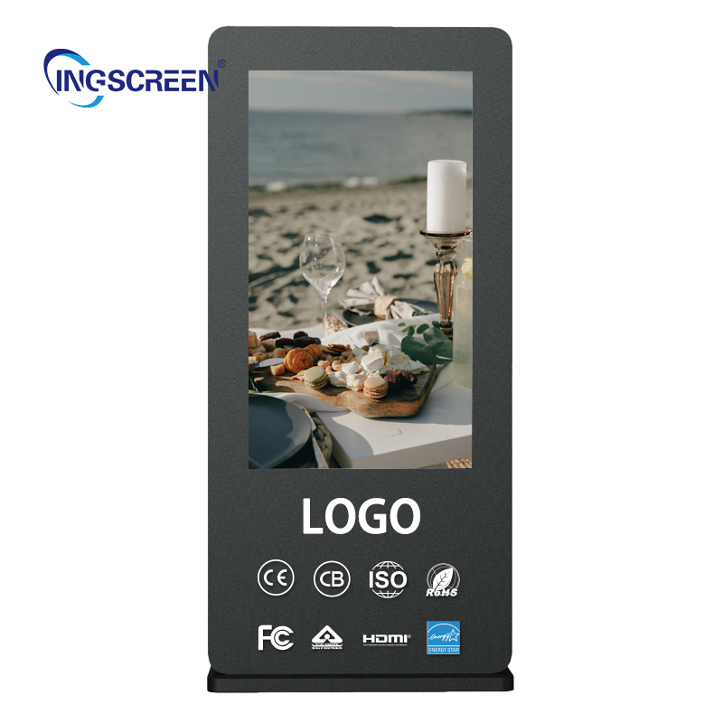 Ingscreen 65inch Advertising Outdoor Digital Waterproof High Light Signage