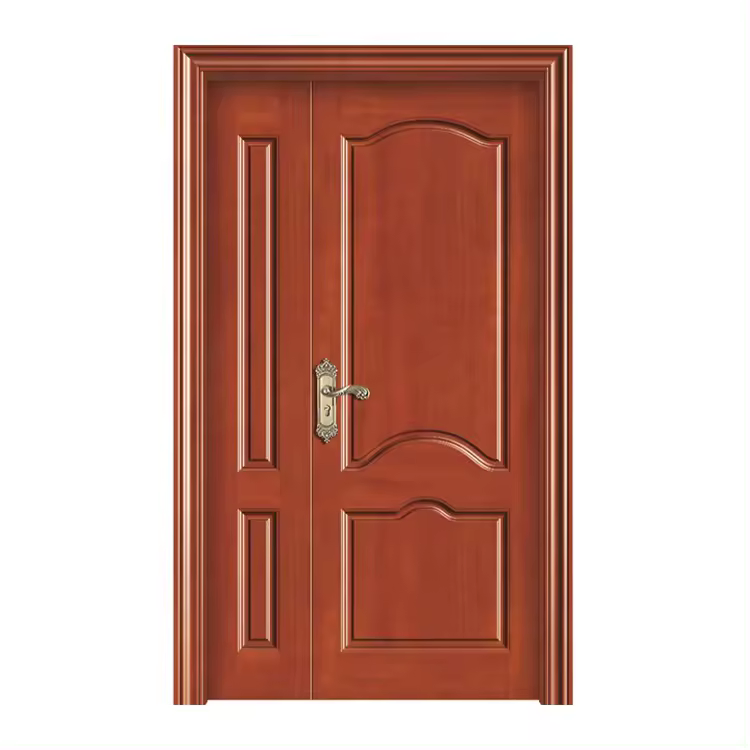 Premium Durable PVC WPC UPVC Door with Secure Lock Accessories