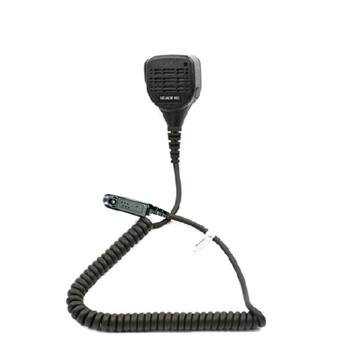IP55 Heavy Duty Remote Speaker Mic Microphone for Walkie-Talkies