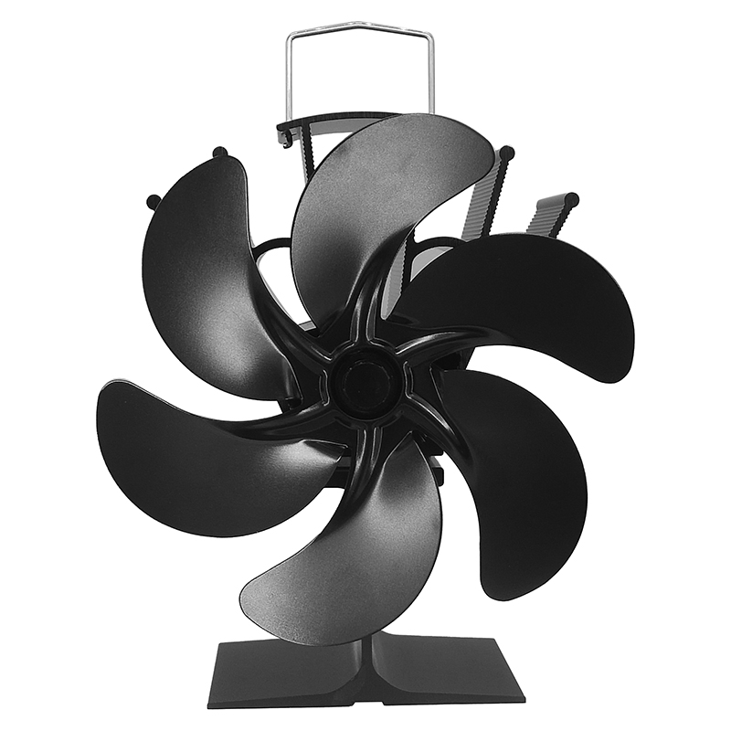 Hot Selling Oscillating Low Noise Stove Fan for Fireplace with 5 Blade for Indoor & Camping in Stock