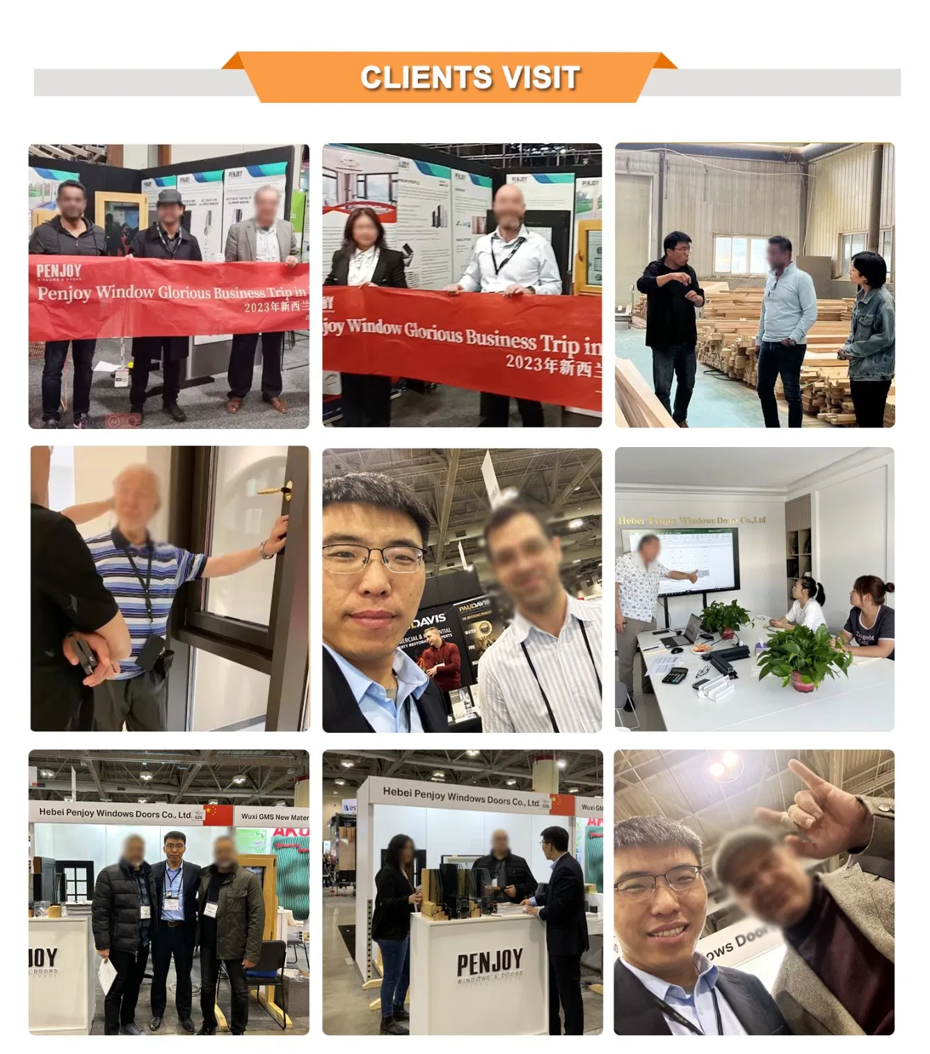 Penjoy Aluminum Clad Wood Double Glazed Lift and Sliding Doors