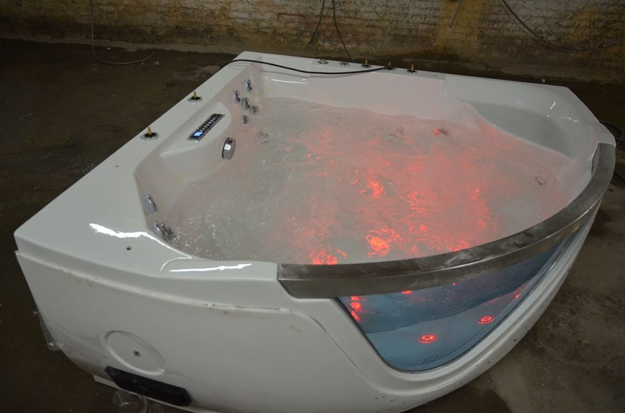 Угловая ванна HS-B290 для двоих с гидромассажем