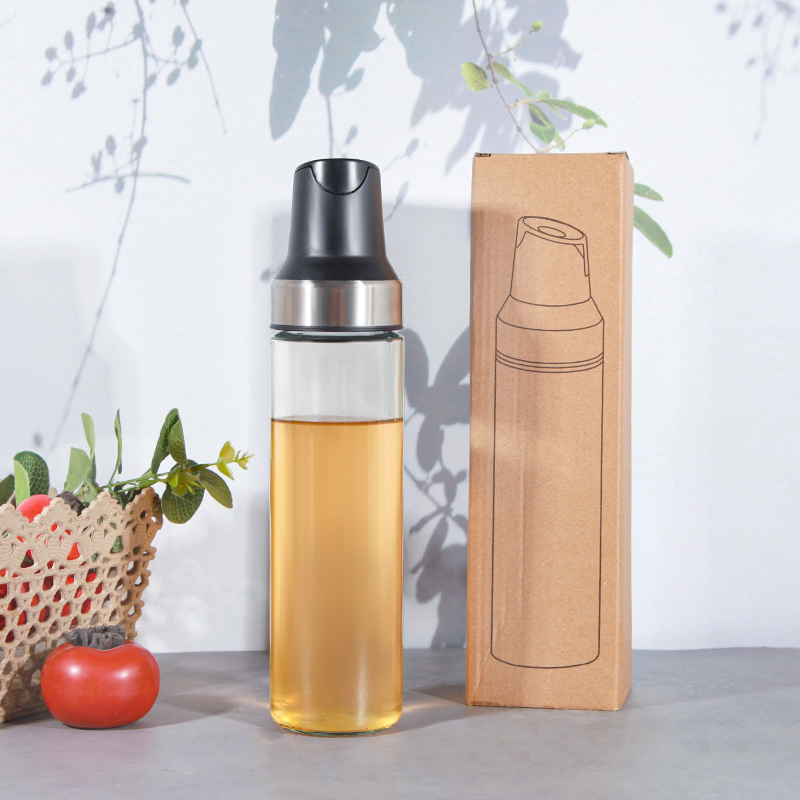 Durable 530ml Empty Glass Soy Sauce Bottle Perfect for Oils and Condiments Olive Oil and Vinegar Seasonings White Sugar for Sale