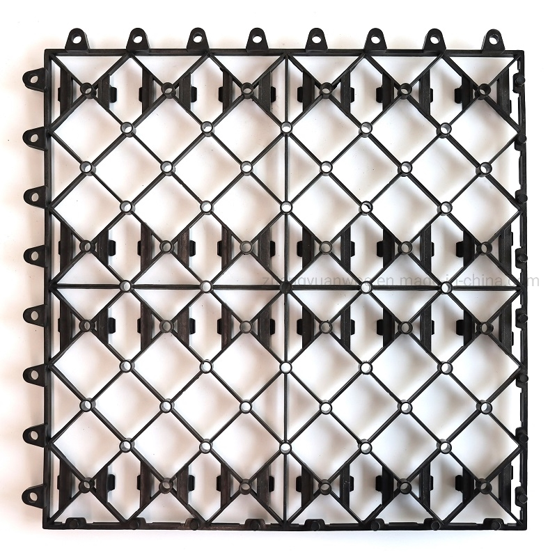 Плитка для террасы WPC с пластиковой основой, 30x30 см