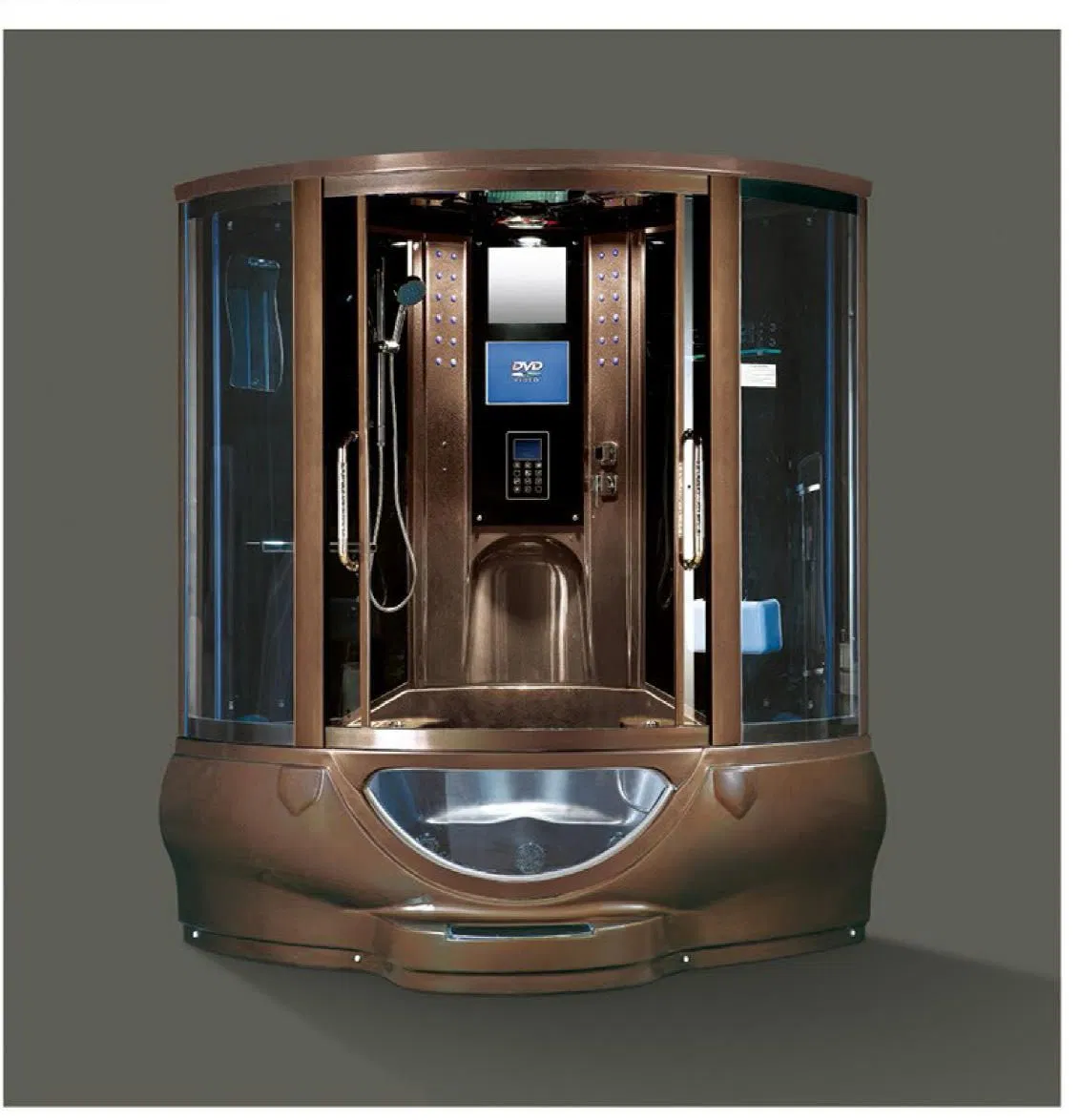 Luxurious Steam Shower Room with Integrated Sauna Experience