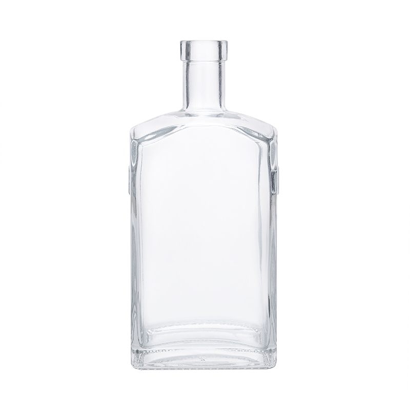 Стеклянная бутылка для джина 700 мл, прозрачная
