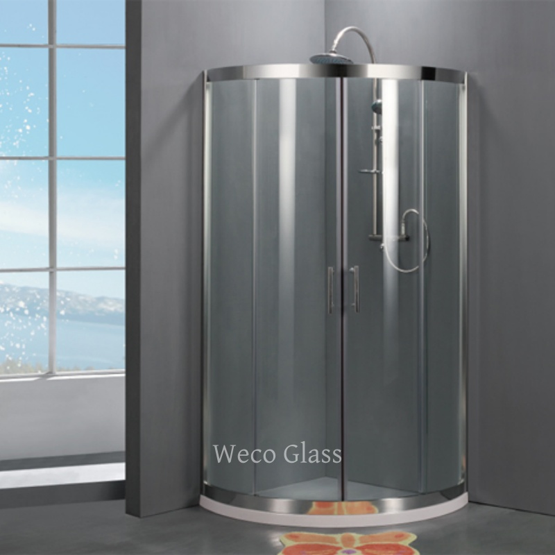 Tempered Clear, Acid, Figured Door Shower Room Shower Cabin Glass