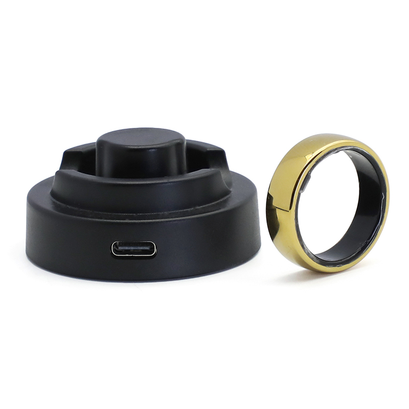 Household Medical Devices Anxiety Silicone Magic Finger Ring Couple Smart Ring with Blood Pressure 5g
