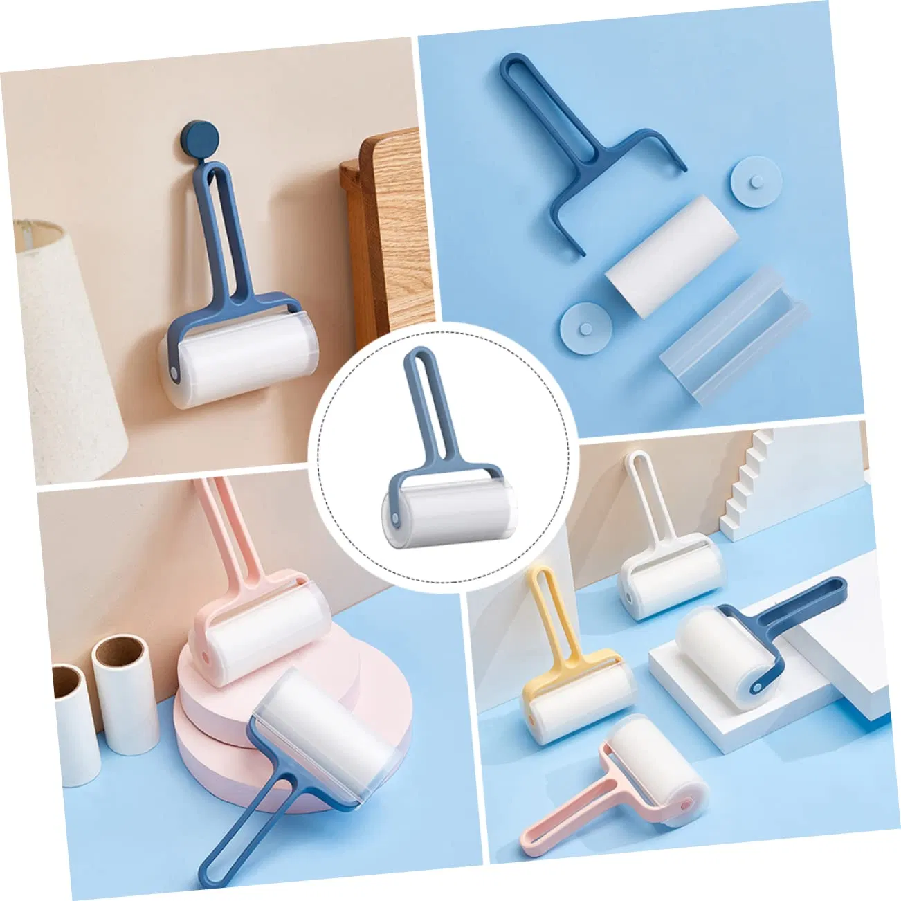 Rug Mini Clothes Carpet Cleaning Tool Pet Hair Sticker Remover Lint Roller