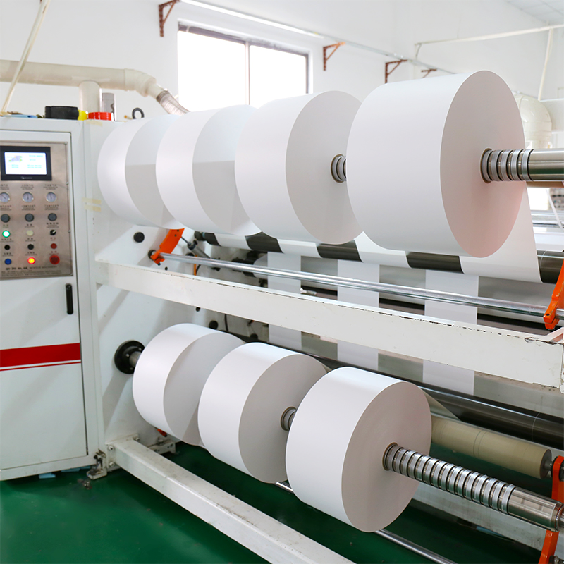 Self-Adhesive 80GSM Semi-Gloss Paper Barcode Jumbo Label Material