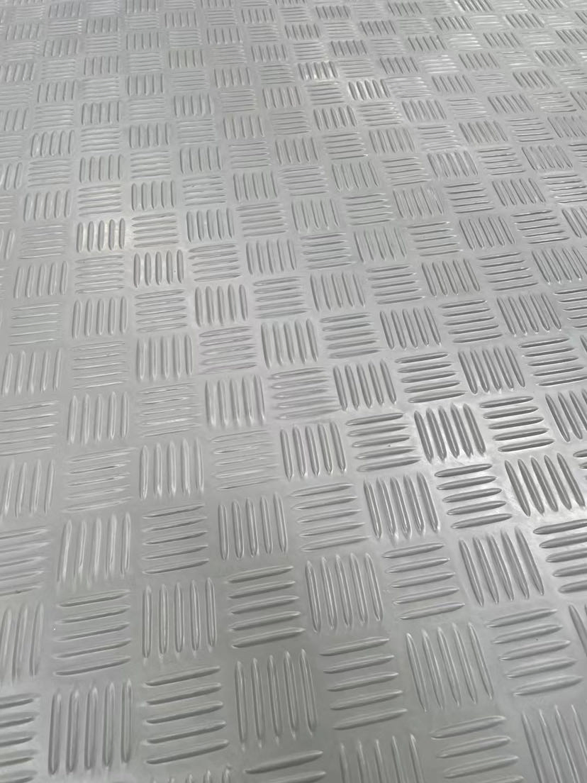 Black Gray Green Red Blue Color Checker Stud Coin Rib Public Area Rubber Mat Rolled Flooring