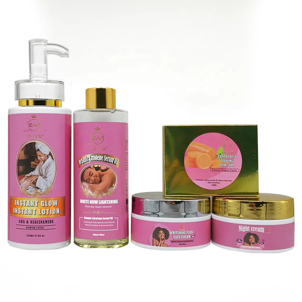 OEM Best-Selling Product Body Face Care Anti-Aging Vitamin C Glutathione Whitening Skincare Set