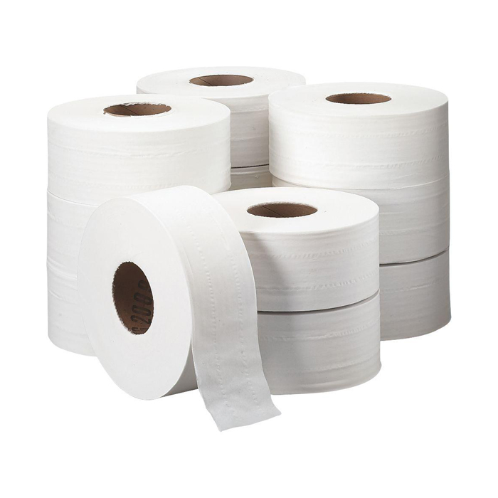 Ulive 2 Ply Flushable Virgin Jumbo Roll Toilet Paper