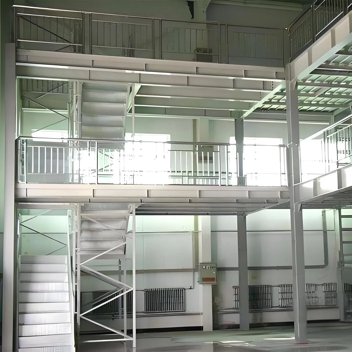 Durable Steel Structure Mezzanine for Optimal Space Utilization